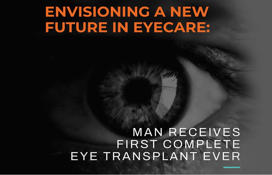 Envisioning a New Future in Eyecare: Man Receives First Complete Eye Transplant Ever